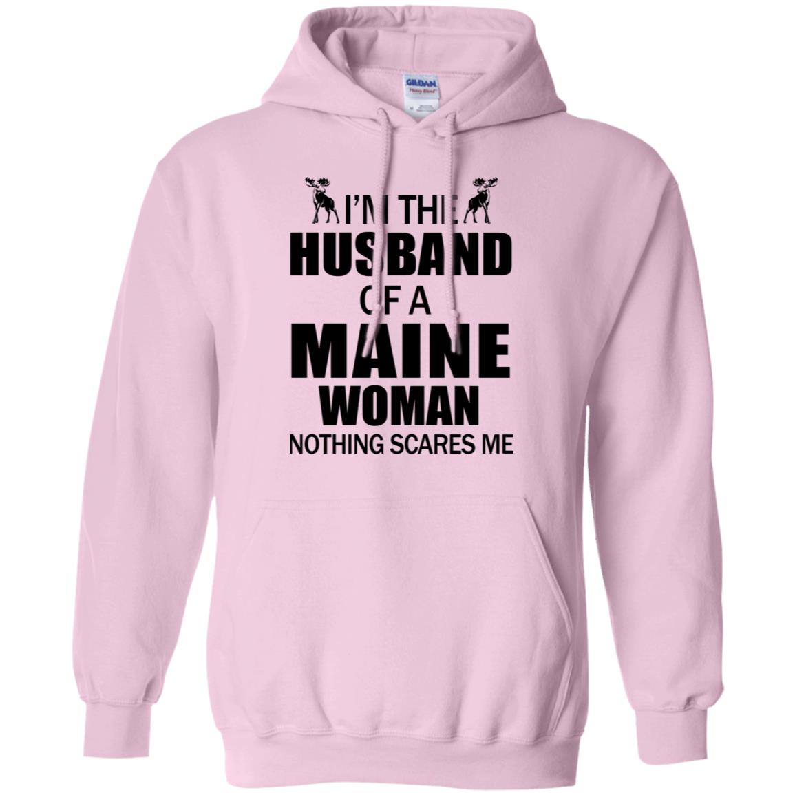 I'm The Husband Of A Maine Woman T-Shirt - T-shirt Teezalo