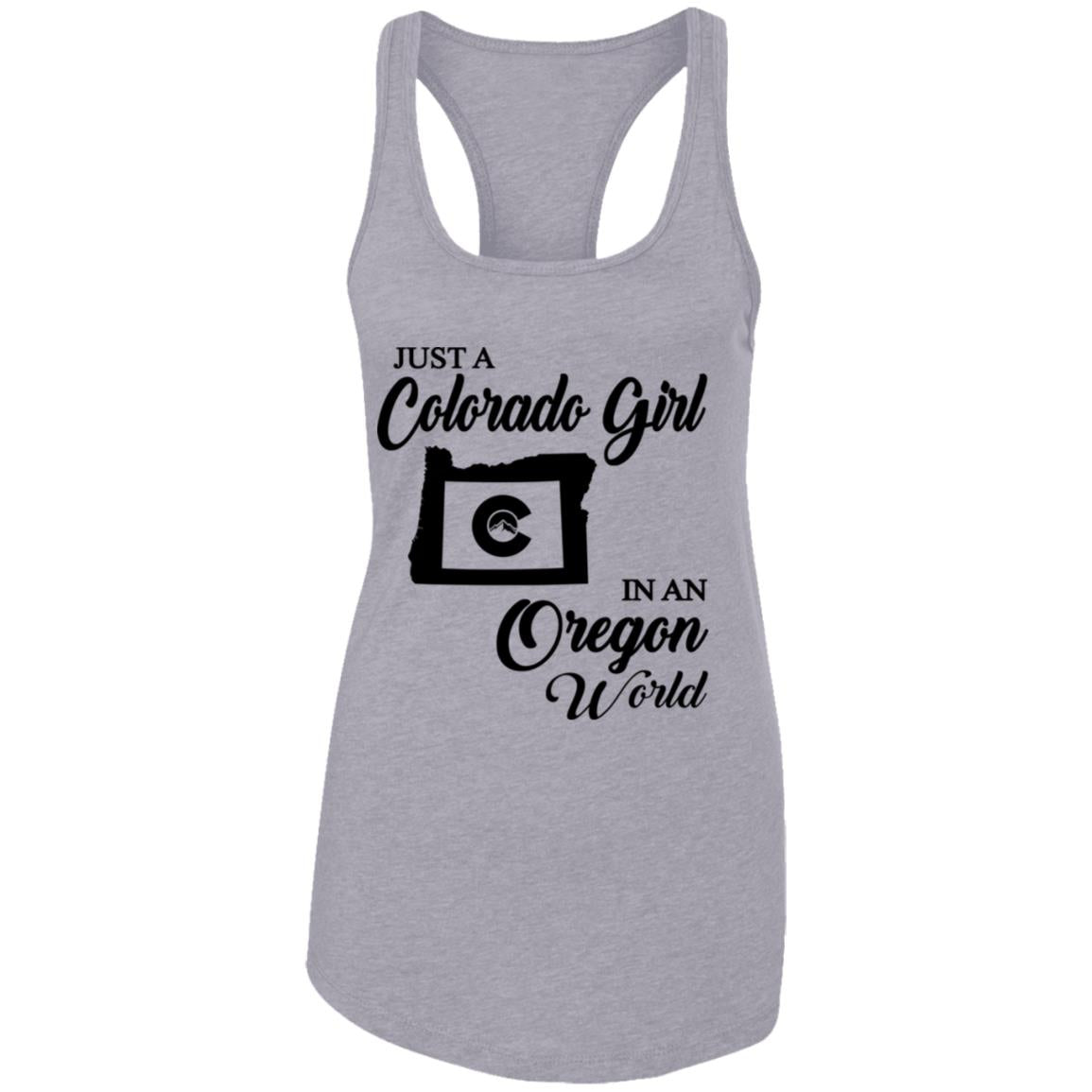 Just A Colorado Girl In An Oregon World T-shirt - T-shirt Teezalo