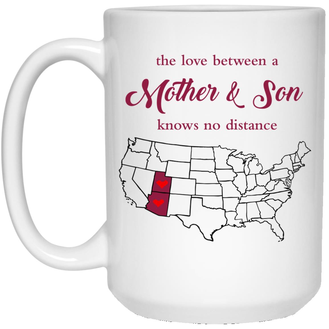 Arizona Utah The Love Between Mother And Son Mug - Mug Teezalo