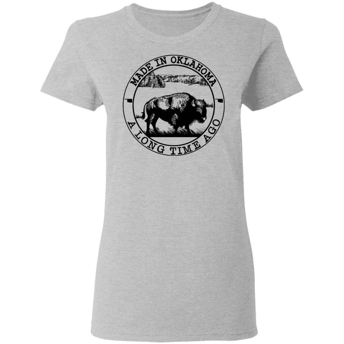 Made In Oklahoma A Long Time Ago T- Shirt - T-shirt Teezalo