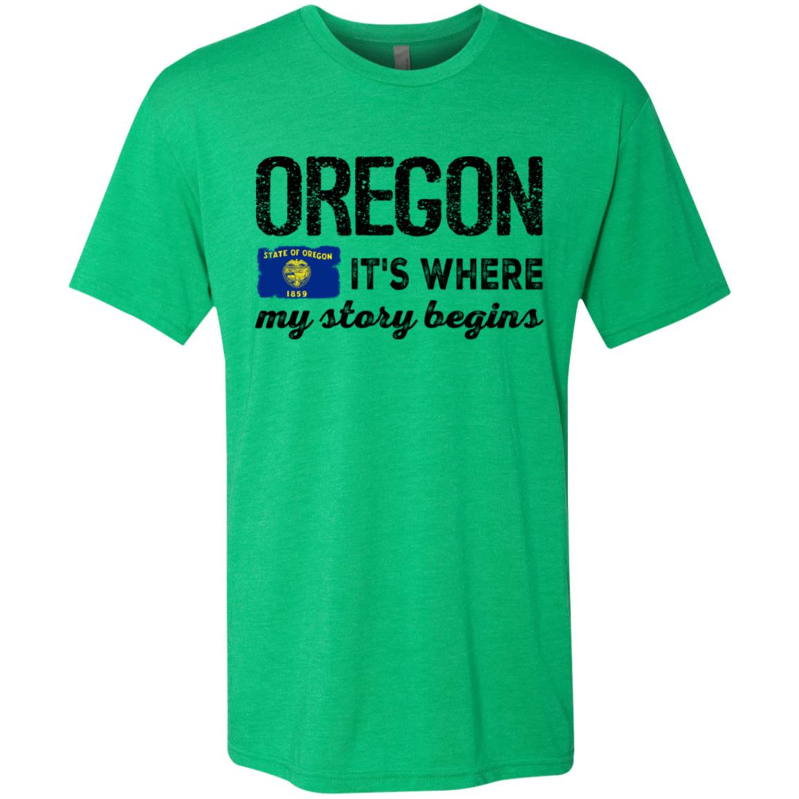 Oregon Where My Story Begins Hoodie - Hoodie Teezalo