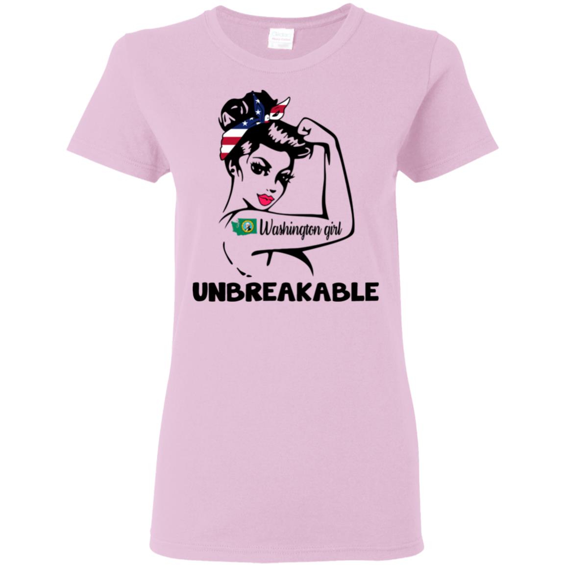 Washington Girl Unbreakable T-Shirt - T-shirt Teezalo