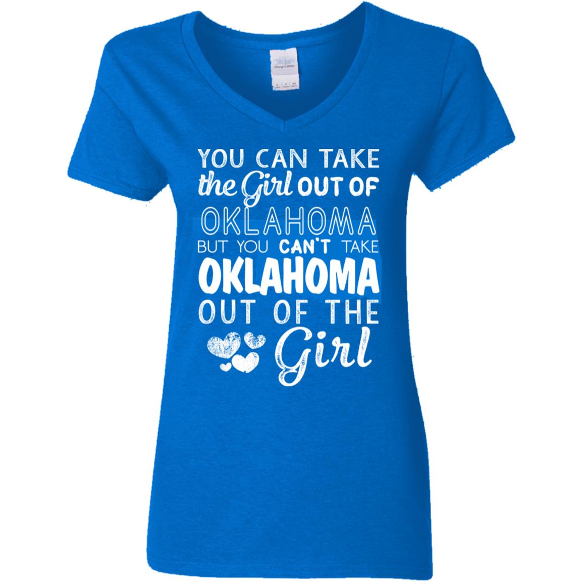 You Can't Take Oklahoma Out Of The Girl Hoodie - Hoodie Teezalo