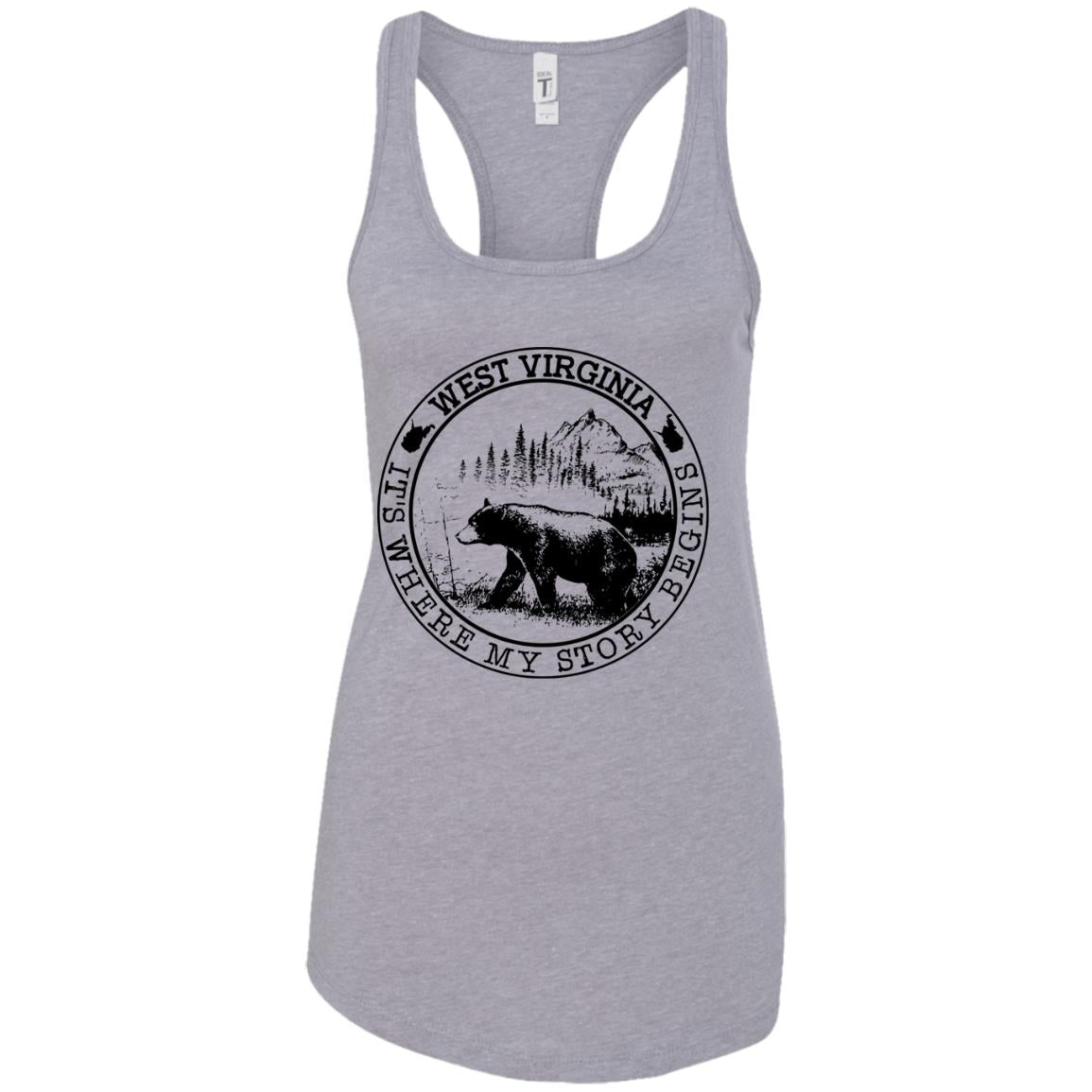 West Virginia It's Where My Story Begins Hoodie - Hoodie Teezalo