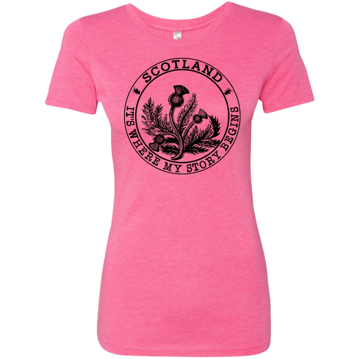 Scotland It's Where My Story Begins T-Shirt - T-shirt Teezalo