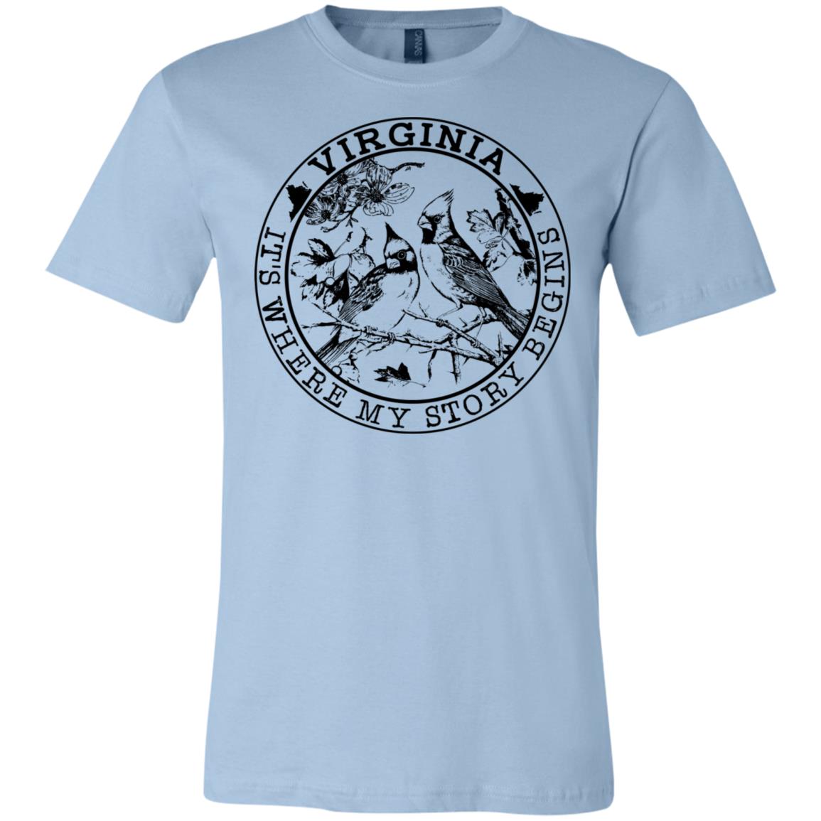 Virginia It's Where My Story Begins Hoodie - Hoodie Teezalo