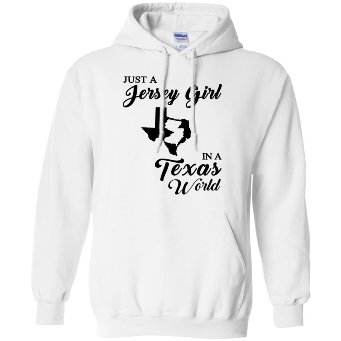 Just A Jersey Girl In A Texas World T-Shirt - T-shirt Teezalo