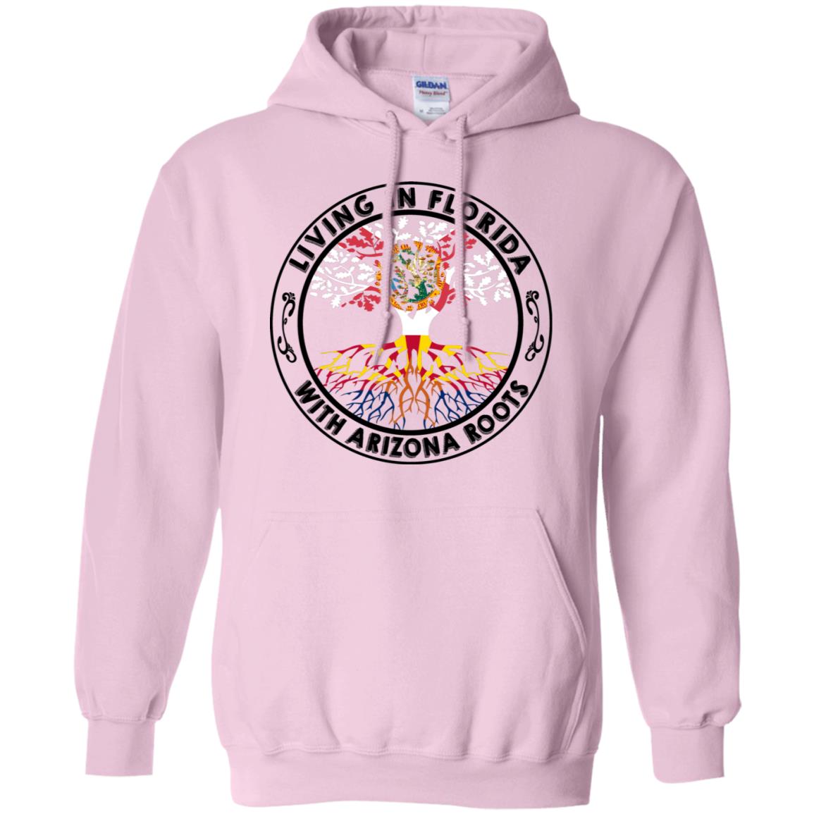 Living In Florida With Arizona Roots T Shirt - T-shirt Teezalo