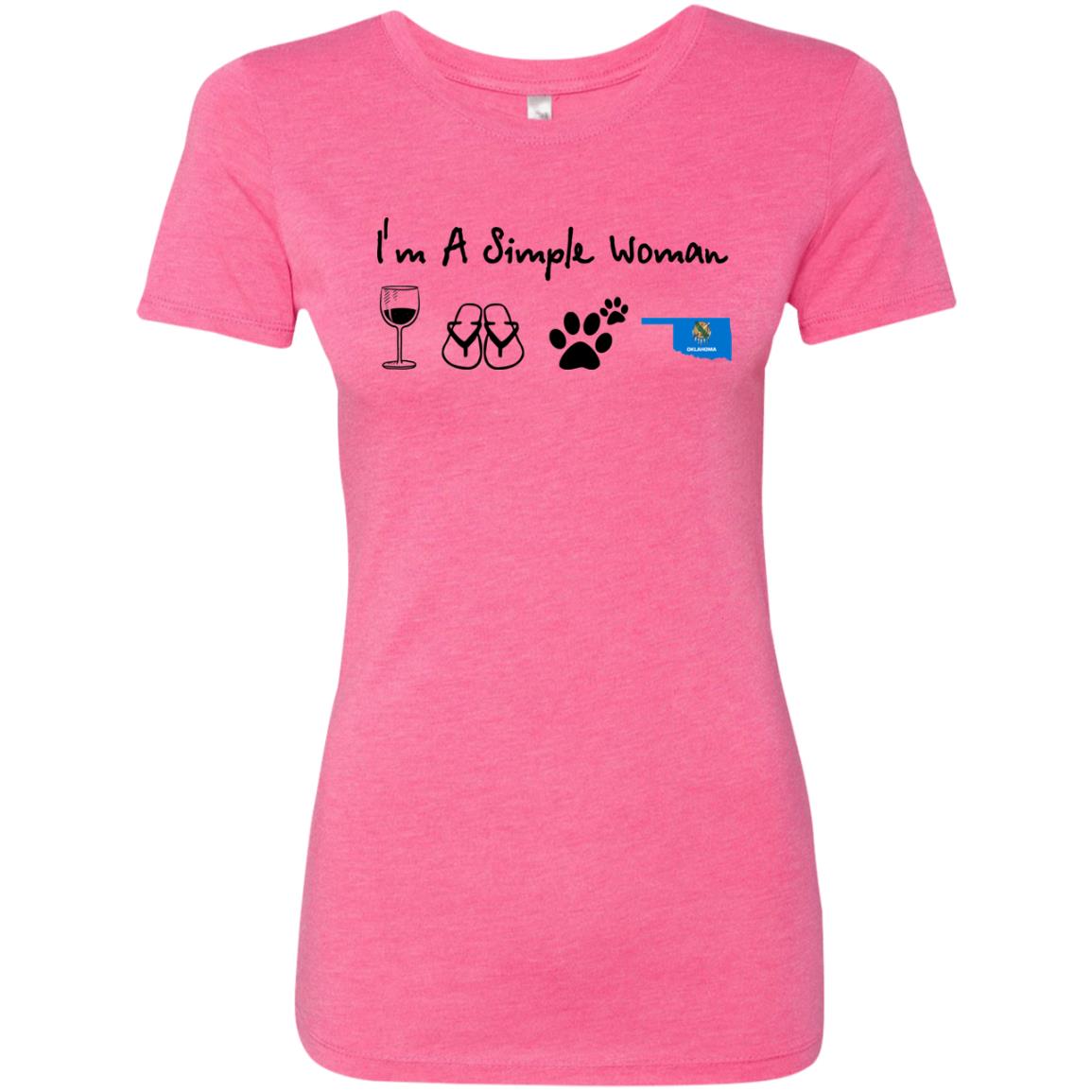 Oklahoma I'm A Simple Woman Hoodie - Hoodie Teezalo