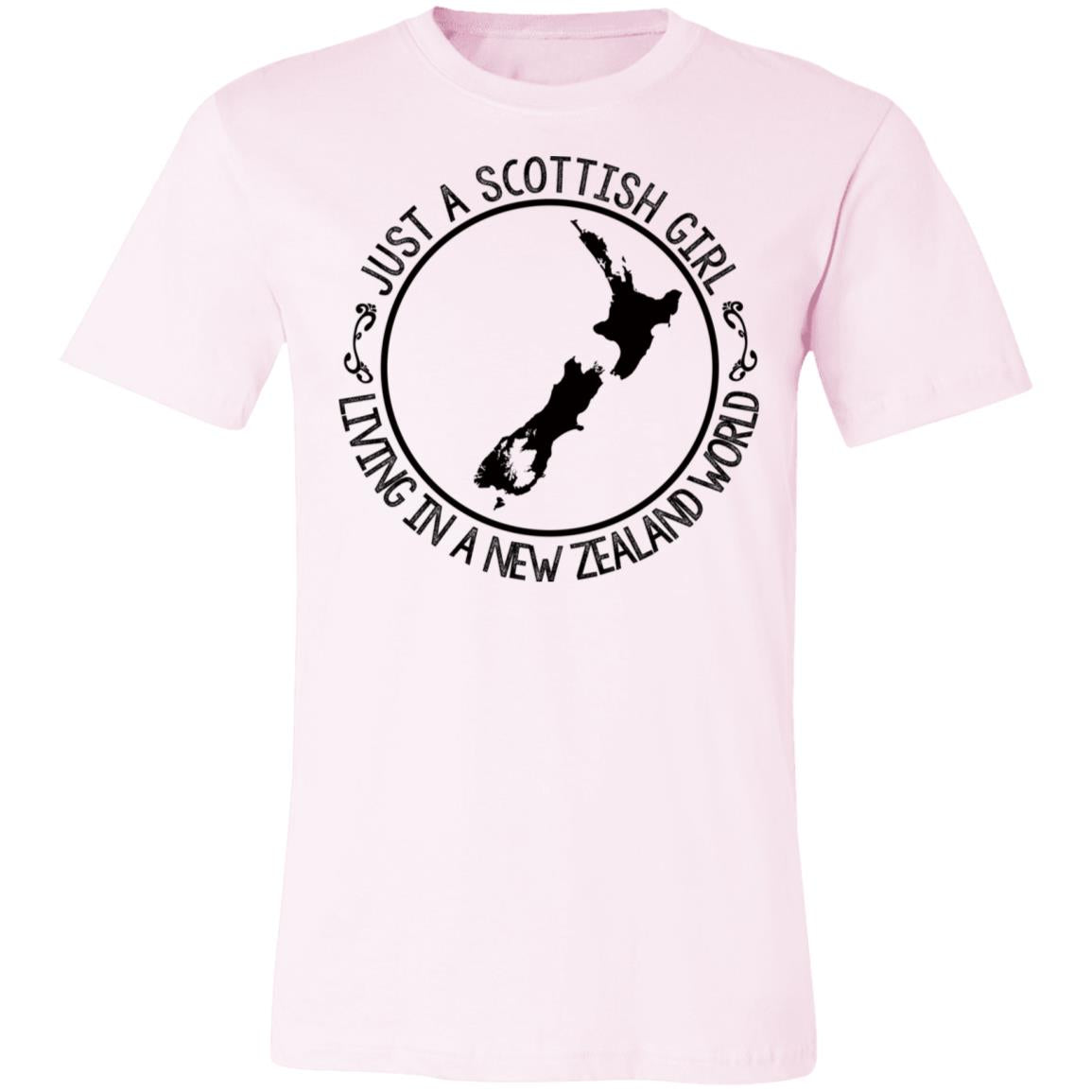Scottish Girl Living In New Zealand World T-shirt - T-shirt Teezalo