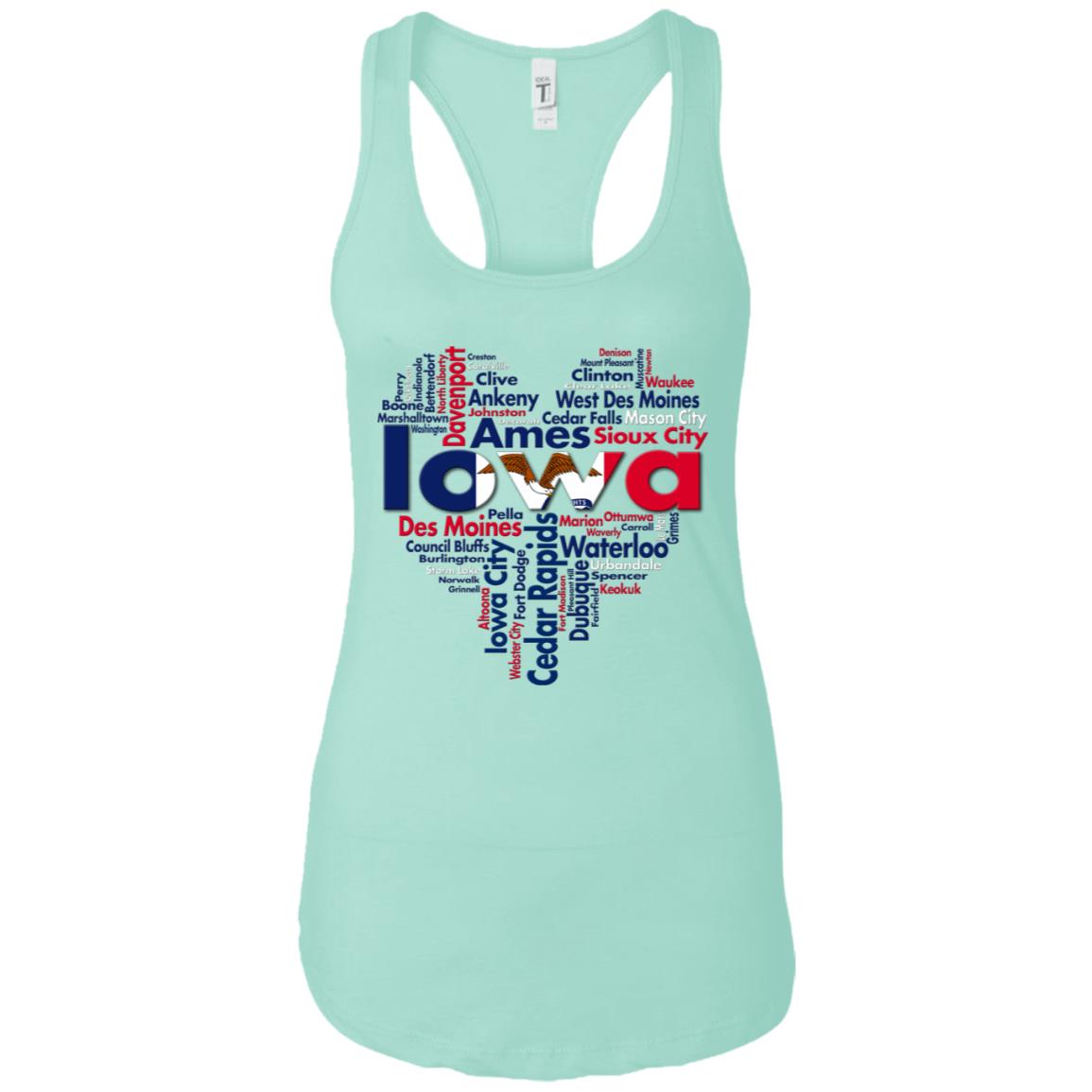 Iowa City Heart T- Shirt - T-shirt Teezalo