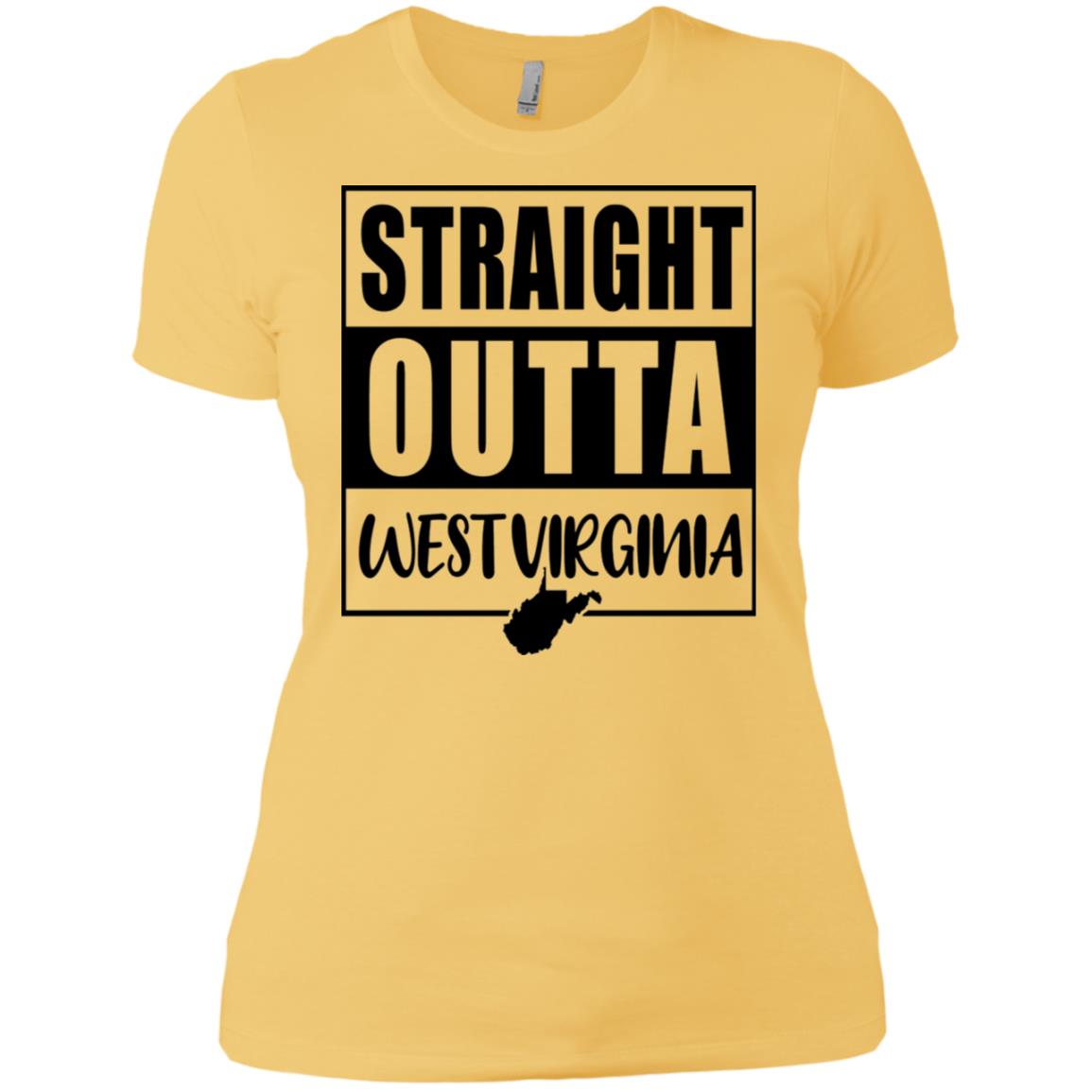 Straight Outta West Virginia T Shirt - T-shirt Teezalo