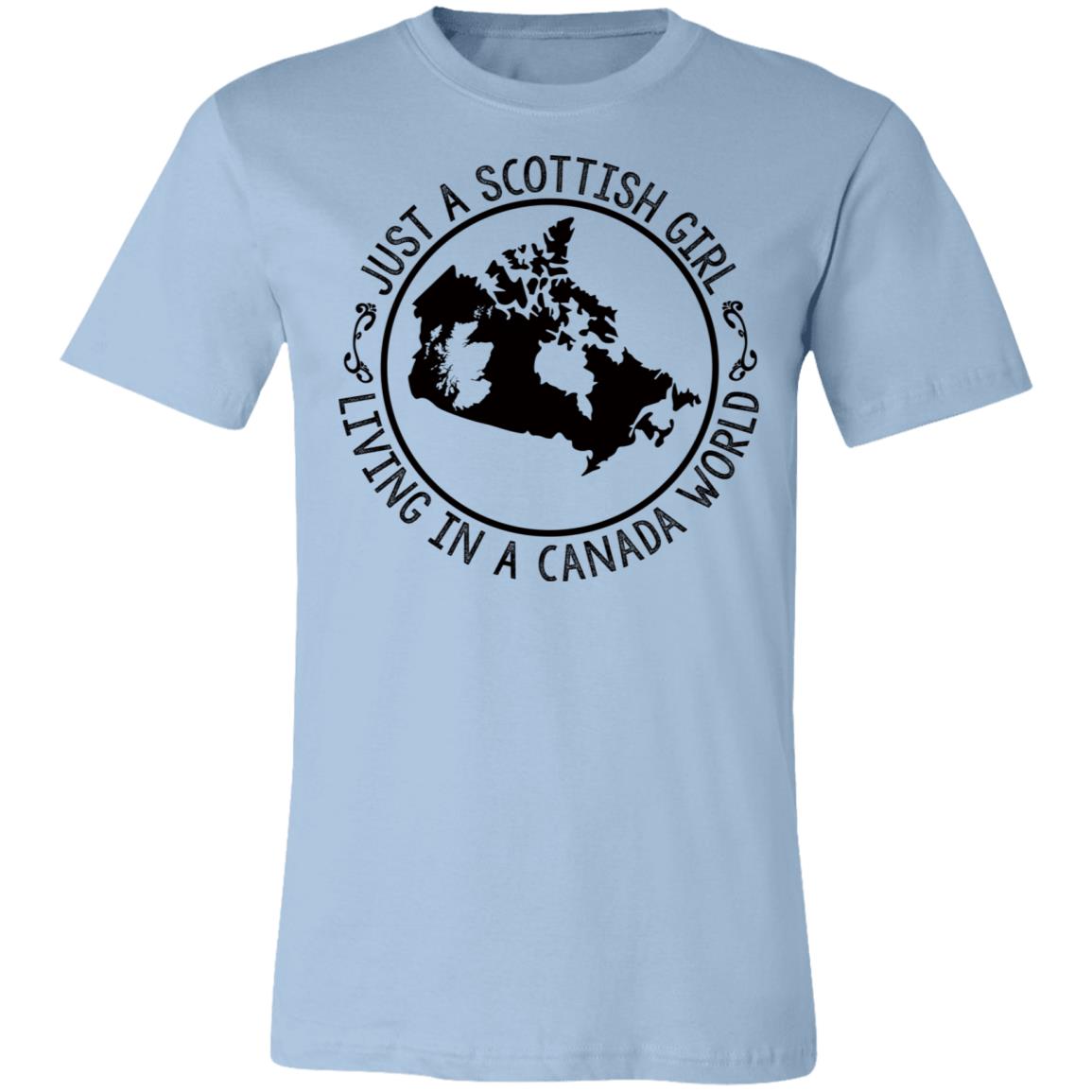 Scottish Girl Living In Canada World Hoodie - Hoodie Teezalo