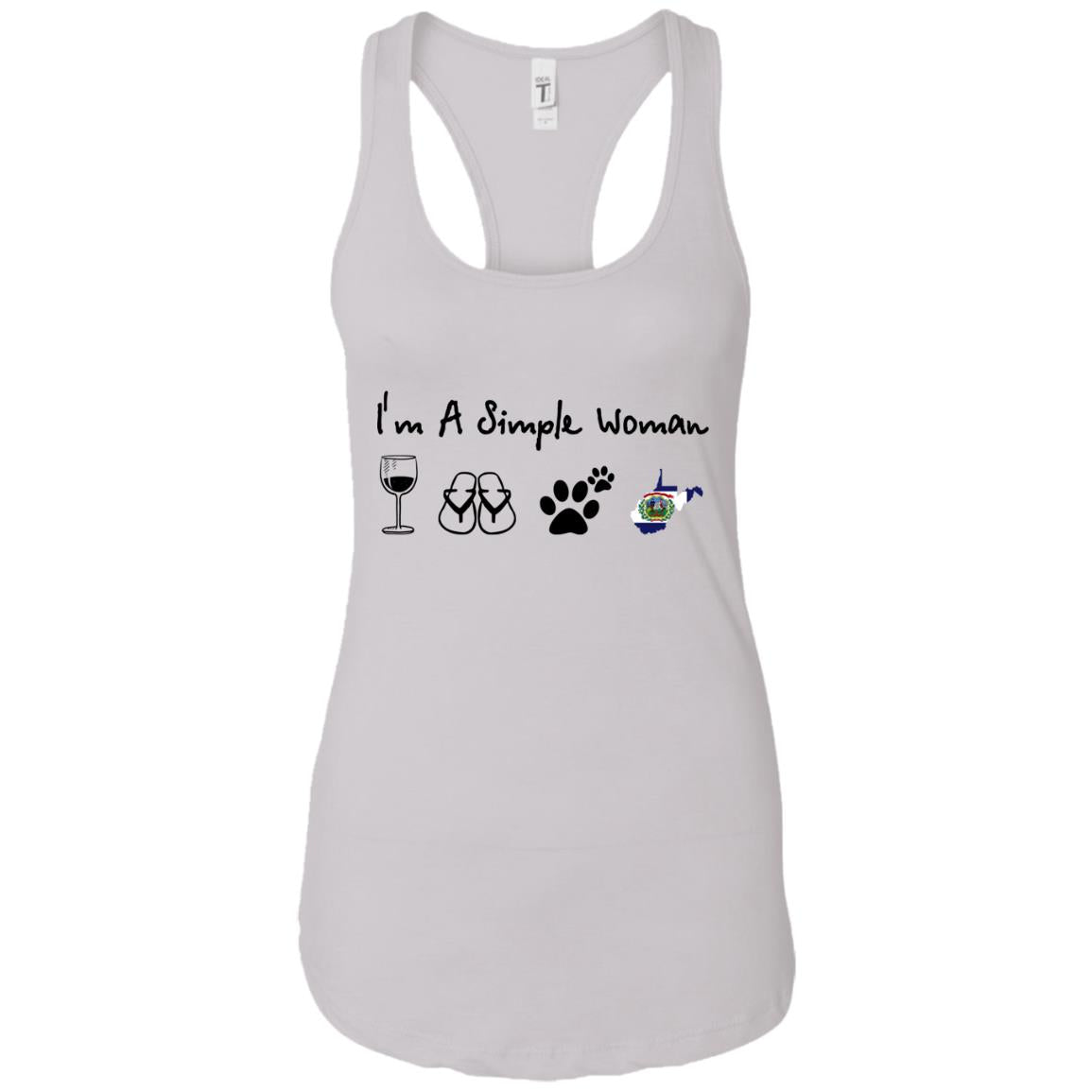 West Virginia I'm Just A Simple Woman Hoodie - Hoodie Teezalo