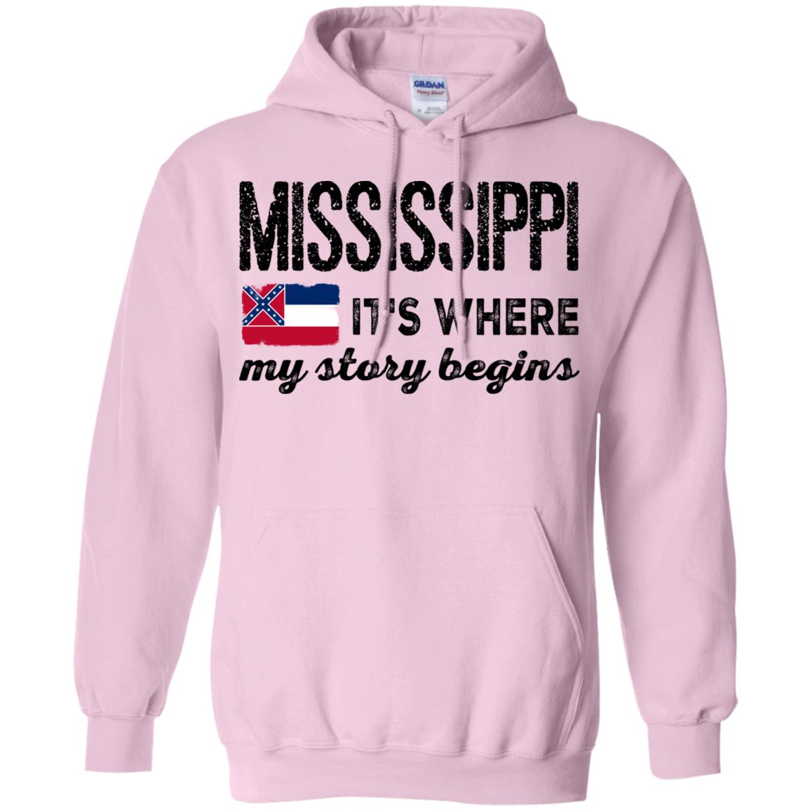 Mississippi Where My Story Begins T-shirt - T-shirt Teezalo