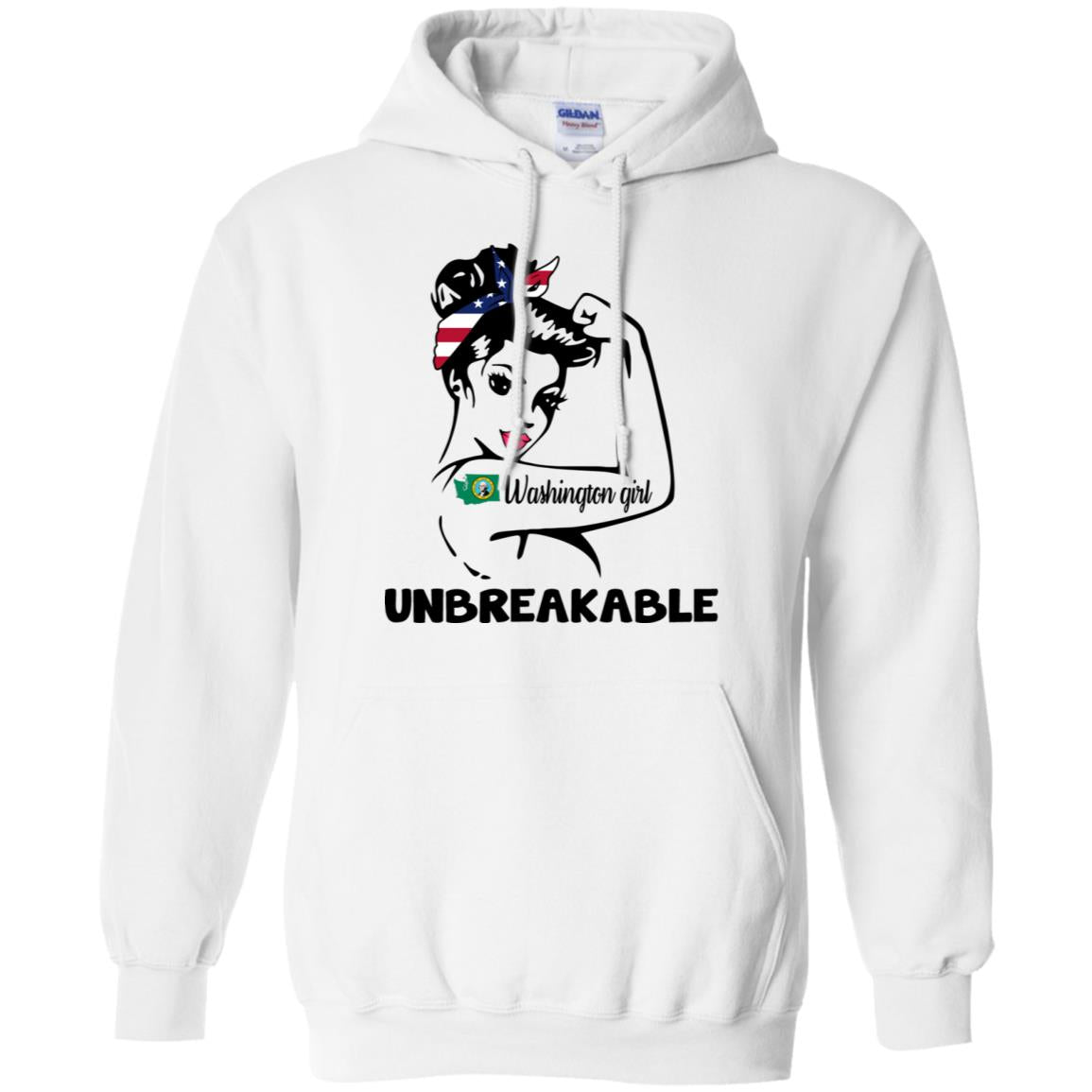 Washington Girl Unbreakable T-Shirt - T-shirt Teezalo