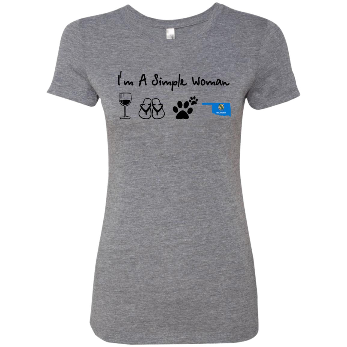 Oklahoma I'm A Simple Woman Hoodie - Hoodie Teezalo