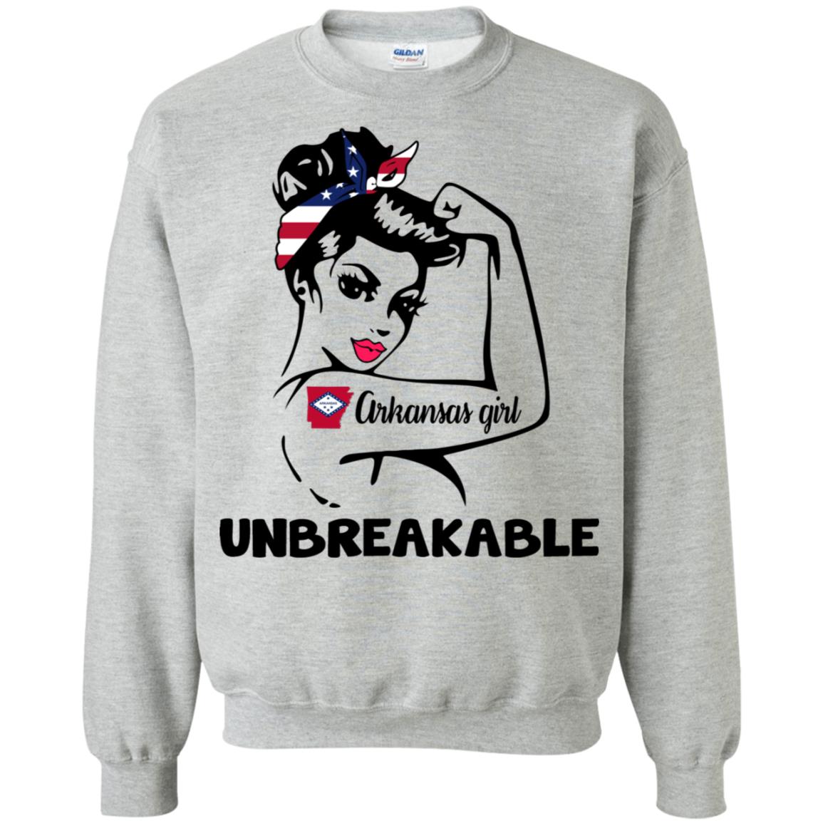 Arkansas Girl Unbreakable Hoodie - Hoodie Teezalo