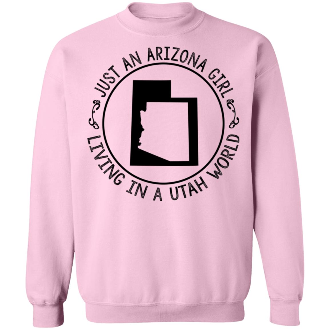 Arizona Girl Living In Utah World Hoodie - Hoodie Teezalo