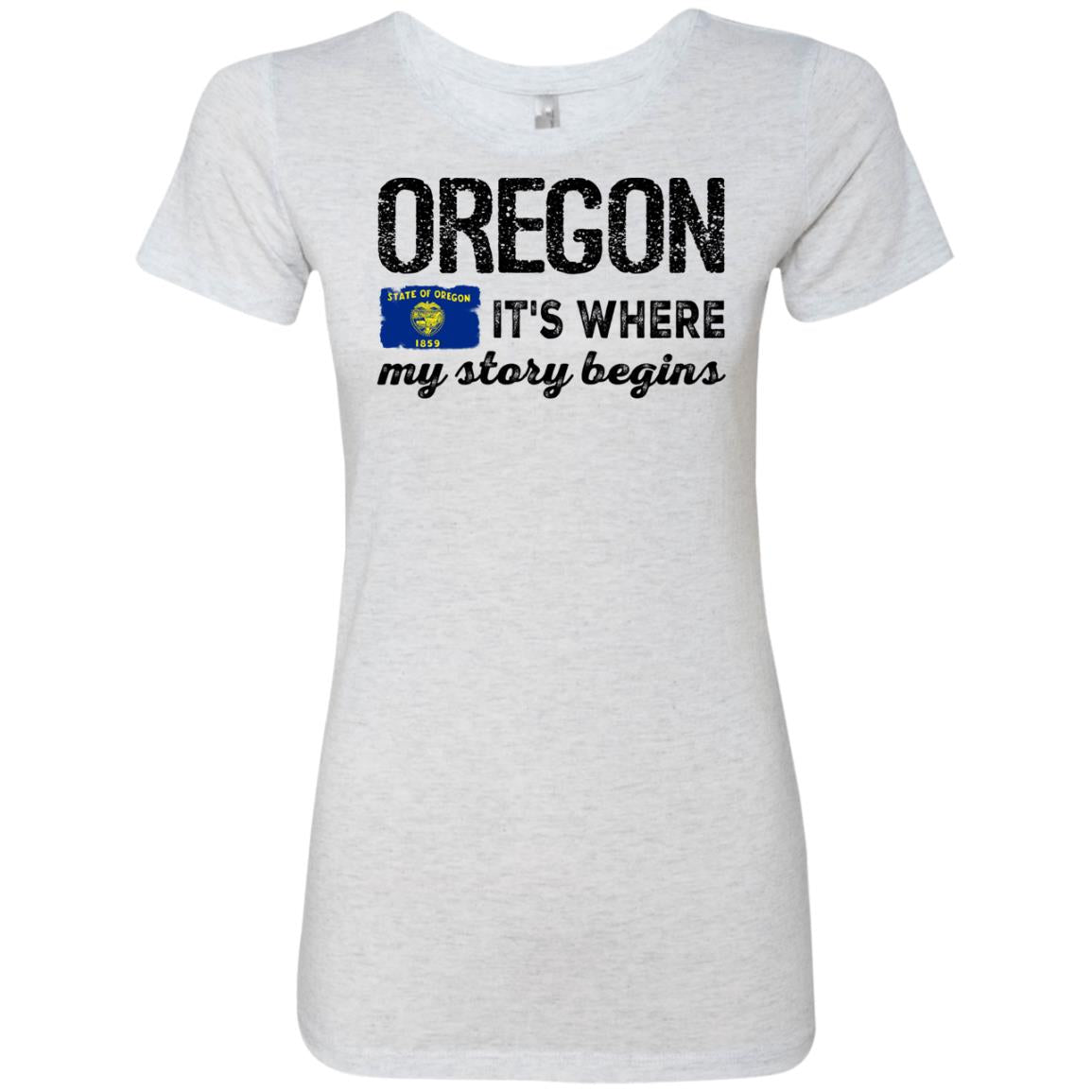 Oregon Where My Story Begins Hoodie - Hoodie Teezalo