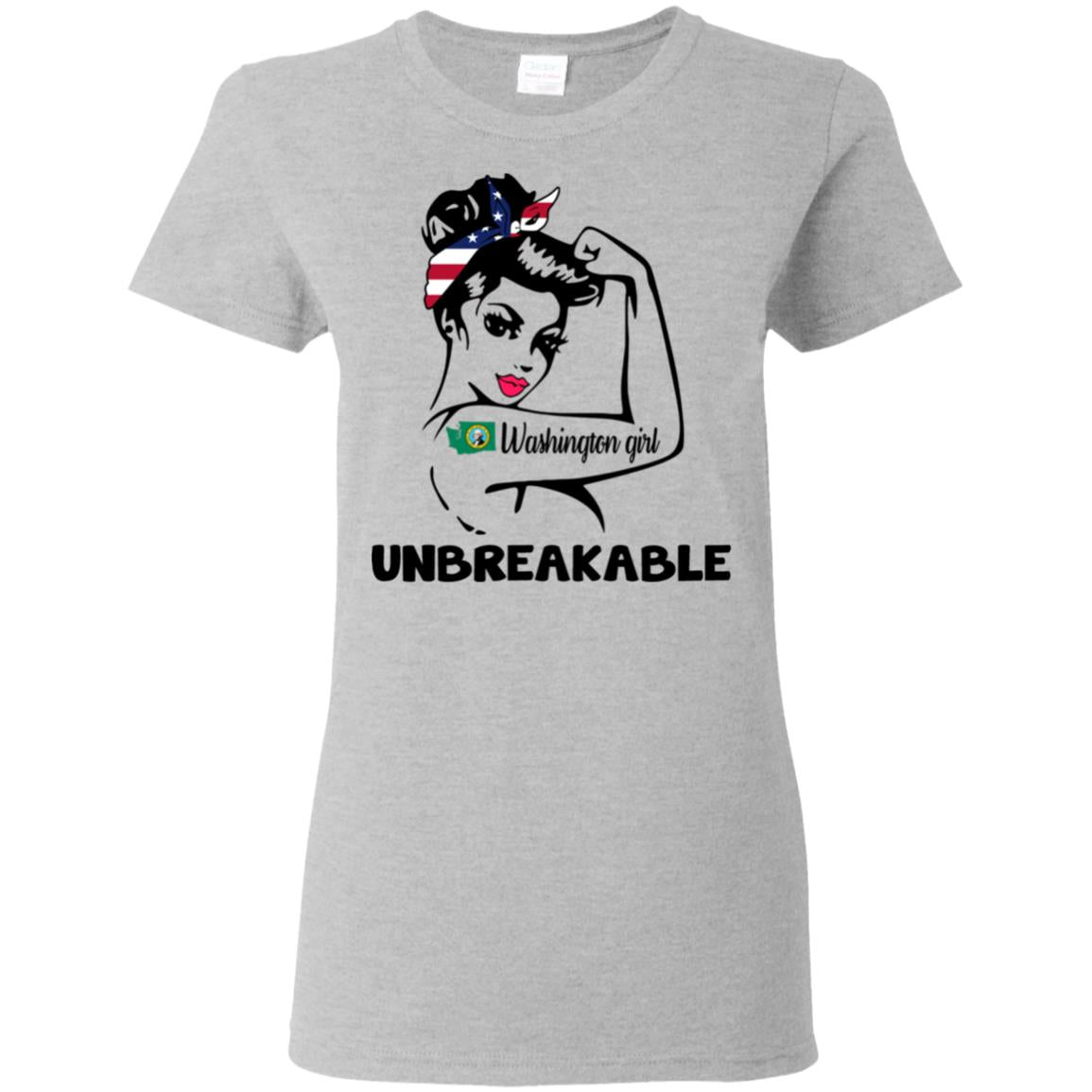 Washington Girl Unbreakable T-Shirt - T-shirt Teezalo