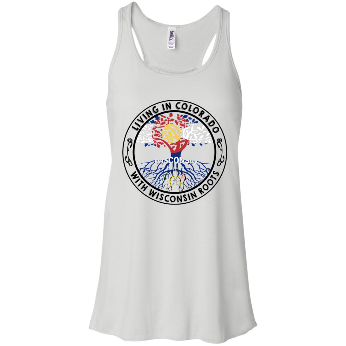 Living In Colorado With Wisconsin Roots T-shirt - T-shirt Teezalo