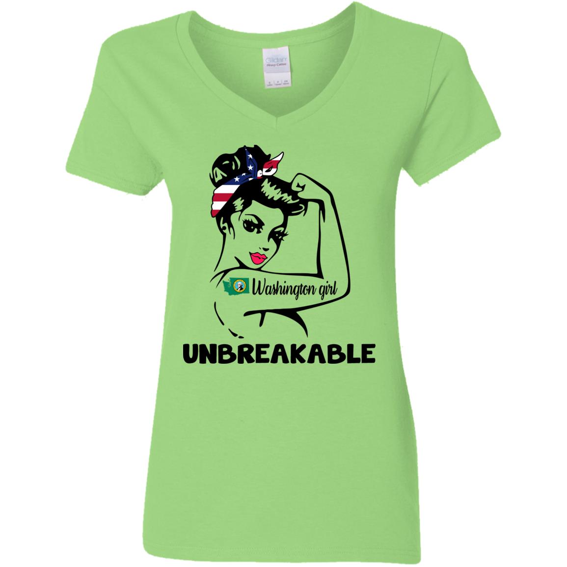 Washington Girl Unbreakable T-Shirt - T-shirt Teezalo