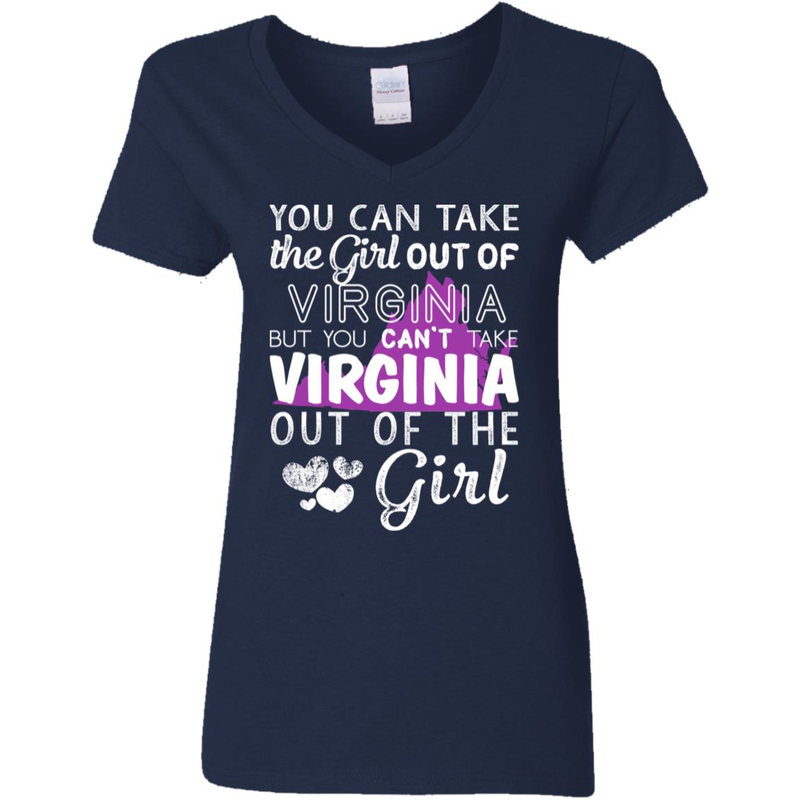 You Can't Take Virginia Out Of The Girl Hoodie - Hoodie Teezalo