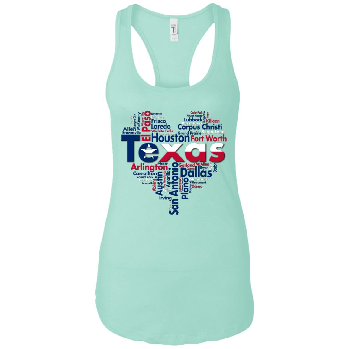 Texas City Heart T- Shirt - T-shirt Teezalo