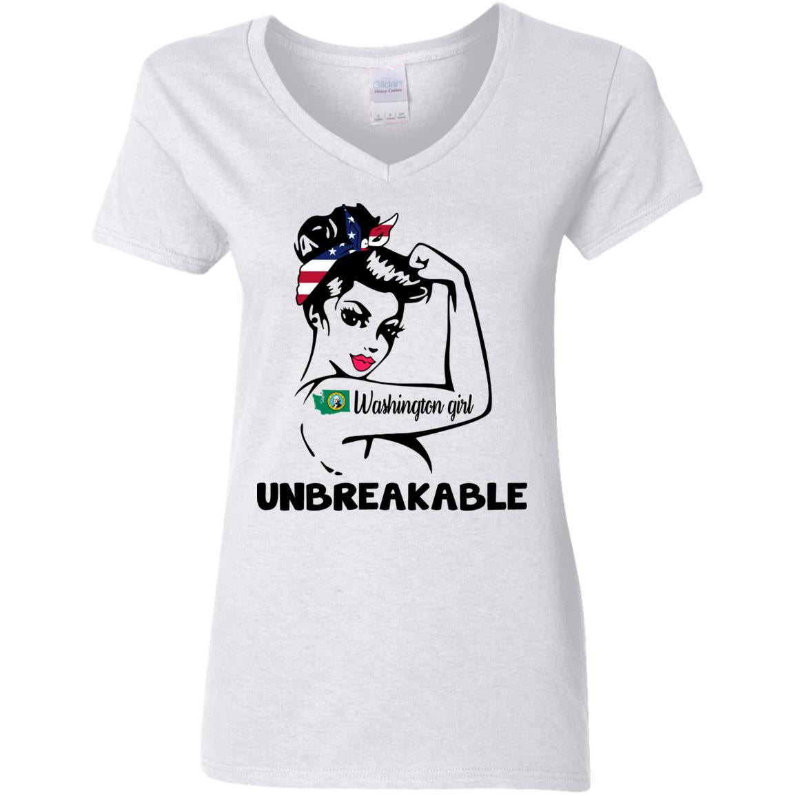 Washington Girl Unbreakable T-Shirt - T-shirt Teezalo