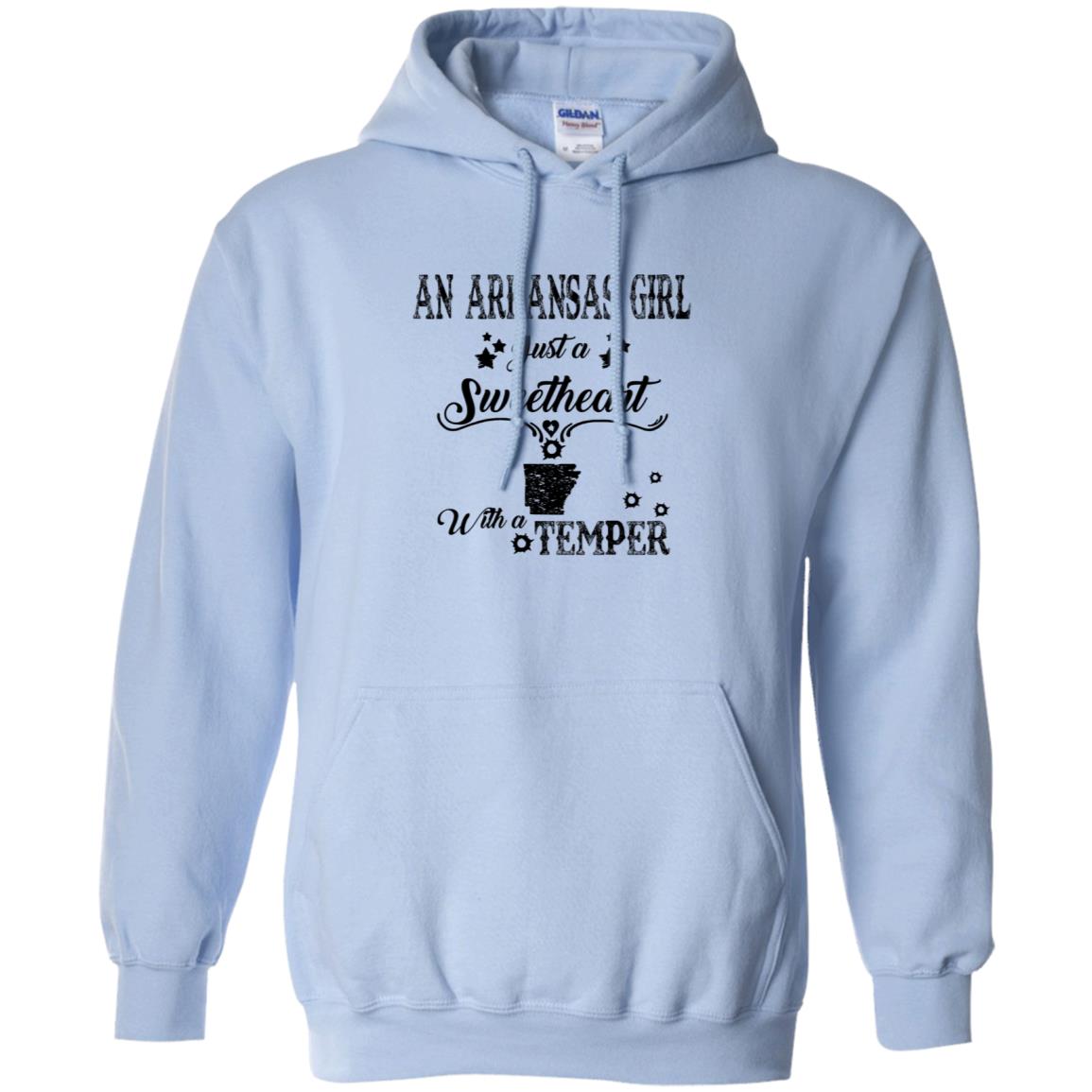 An Arkansas Girl Just A Sweetheart With A Temper T-Shirt - T-shirt Teezalo