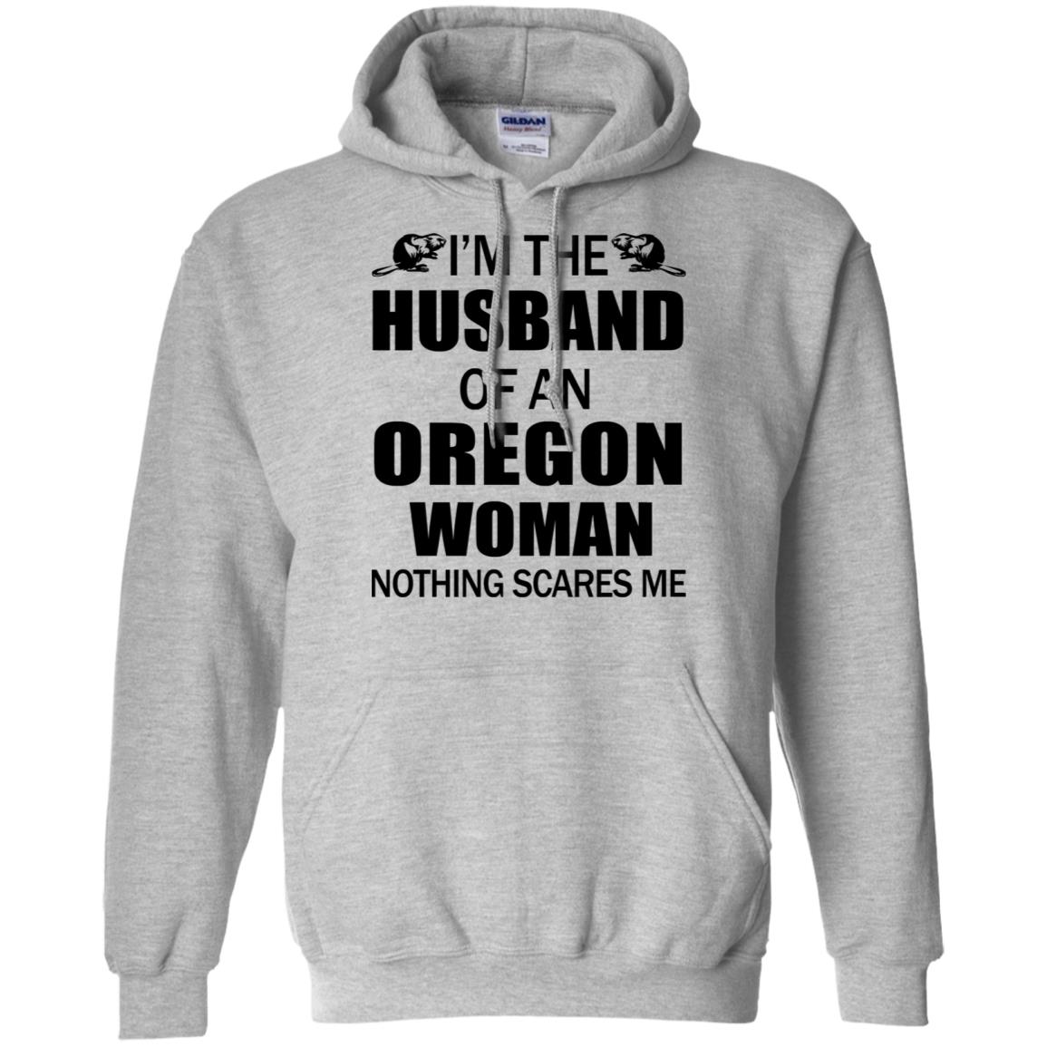 I Am The Husband Of An Oregon Woman Hoodie - Hoodie Teezalo