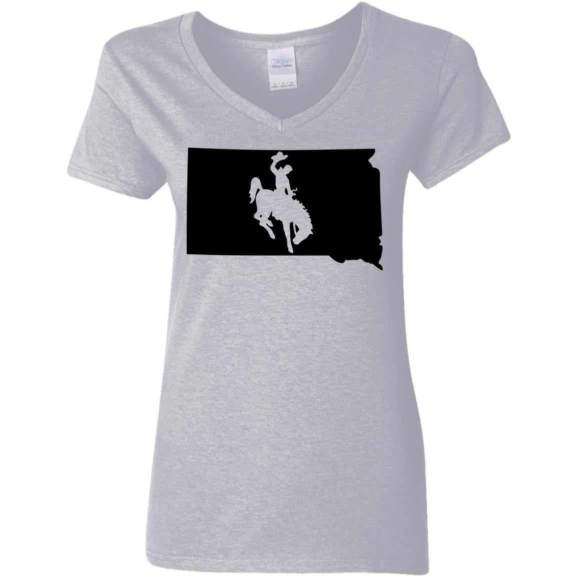 Living In South Dakota And You're From Wyoming T-Shirt - T-shirt Teezalo