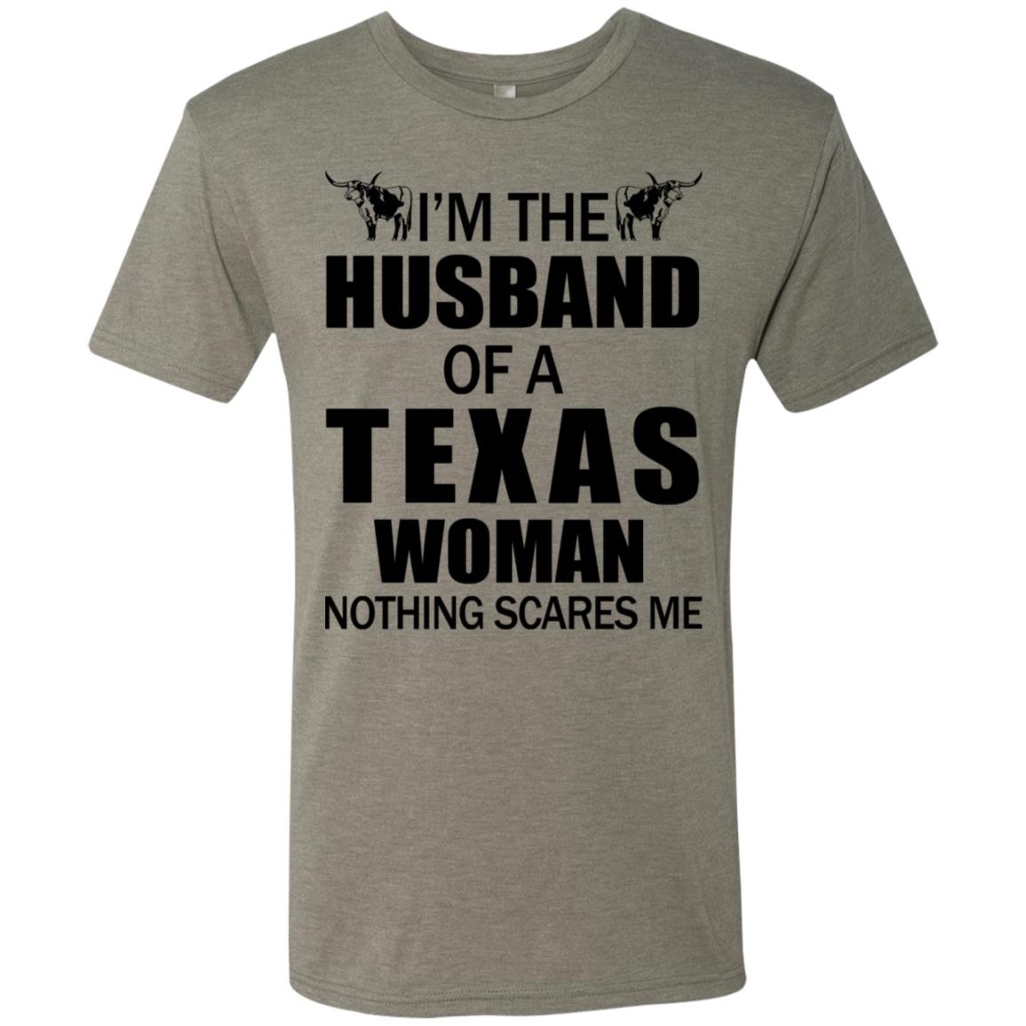 I'm The Husband Of A Texas Woman T- Shirt - T-shirt Teezalo