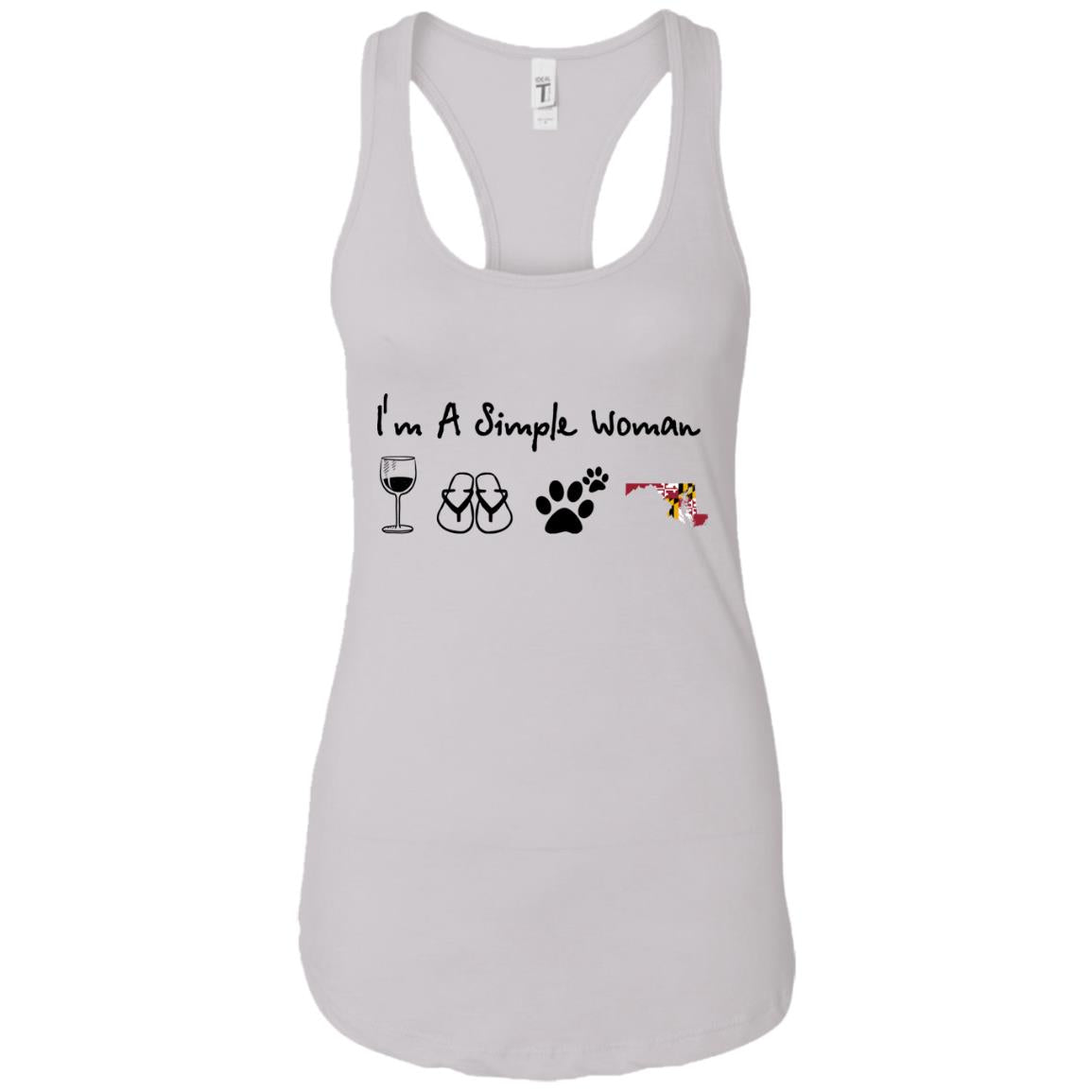 I Am A Simple Maryland Girl Hoodie - Hoodie Teezalo