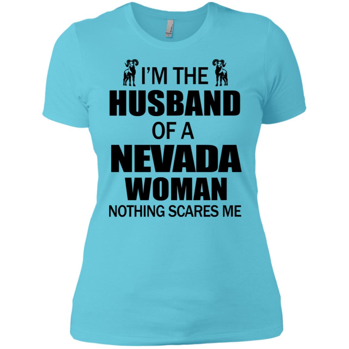 I'm The Husband Of A Nevada Woman T-Shirt - T-shirt Teezalo