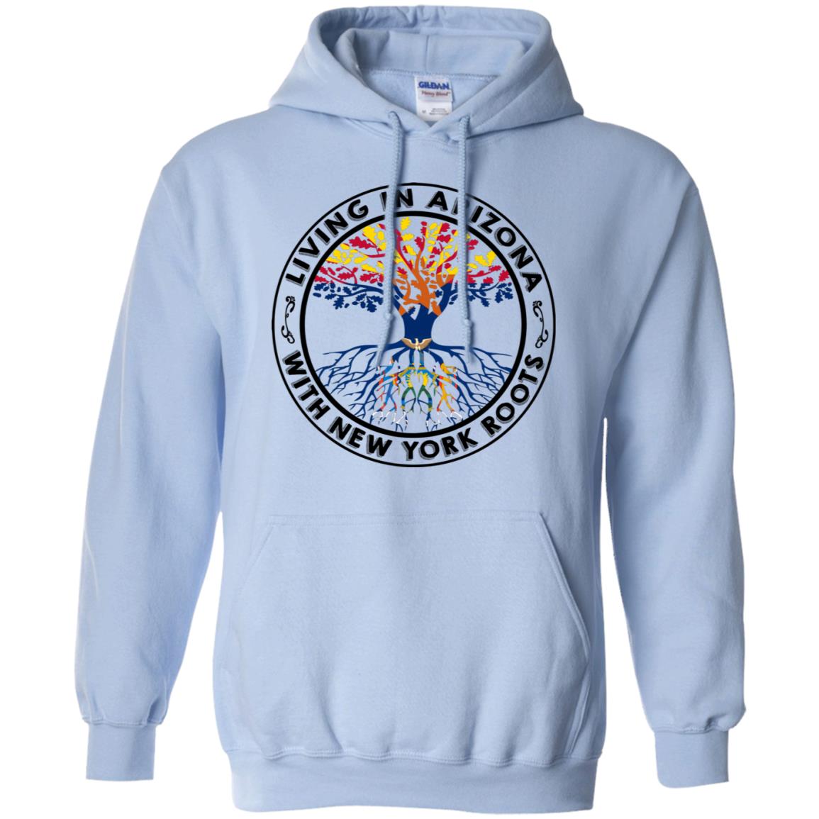 Living In Arizona With New York Roots T-Shirt - T-shirt Teezalo