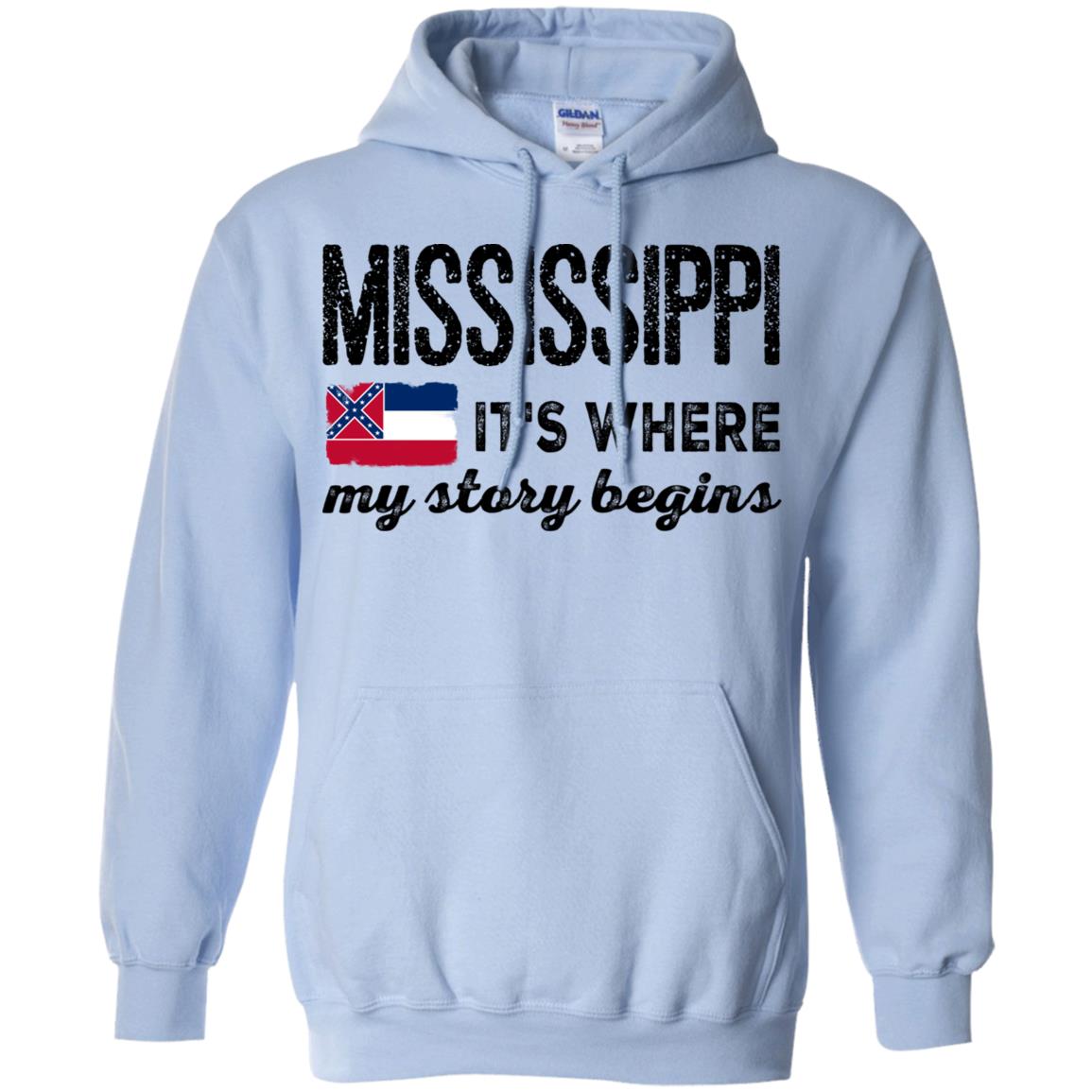 Mississippi Where My Story Begins T-shirt - T-shirt Teezalo