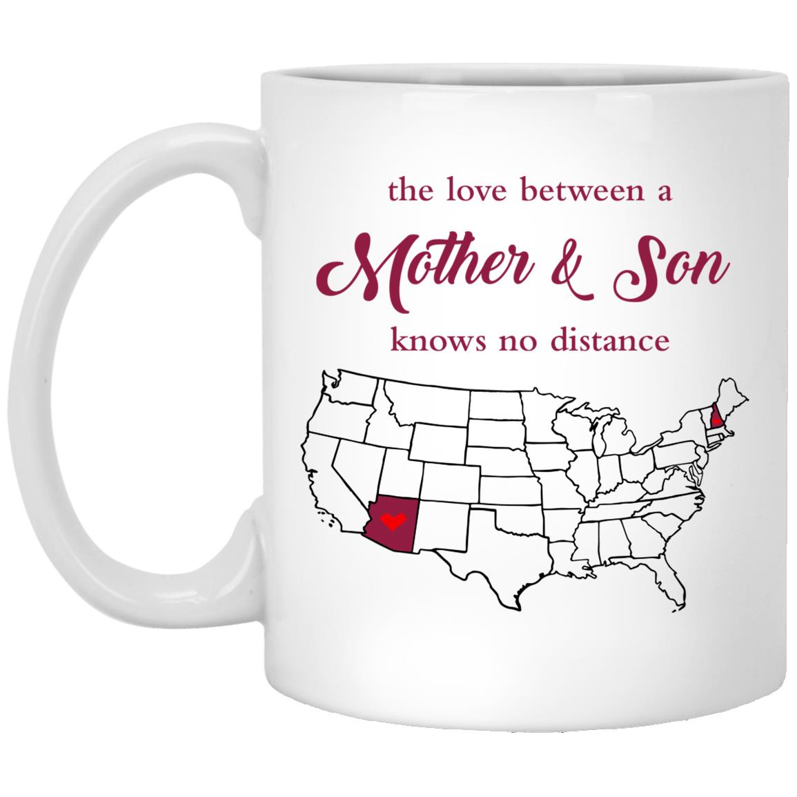 Arizona Vermont The Love Between Mother And Son Mug - Mug Teezalo