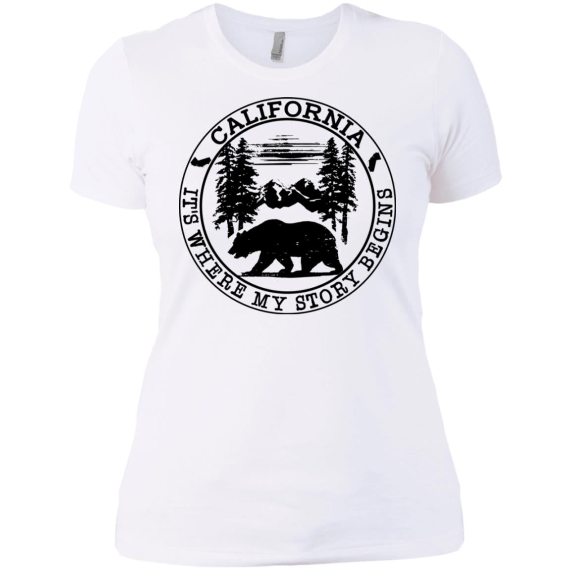 California It's Where My Story Begins Hoodie - Hoodie Teezalo