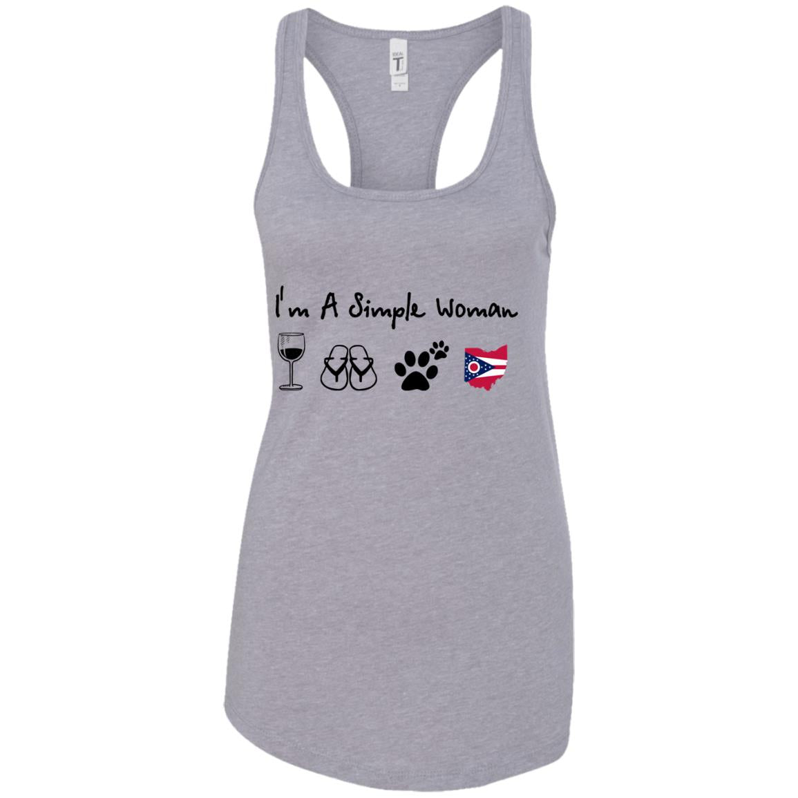 Ohio I'm A Simple Woman Hoodie - Hoodie Teezalo