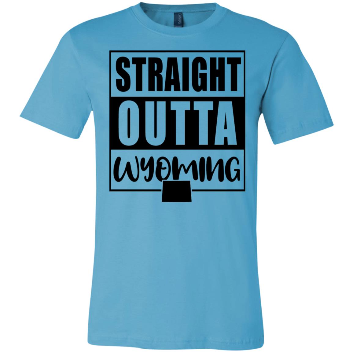 Straight Outta Wyoming T-Shirt - T-shirt Teezalo