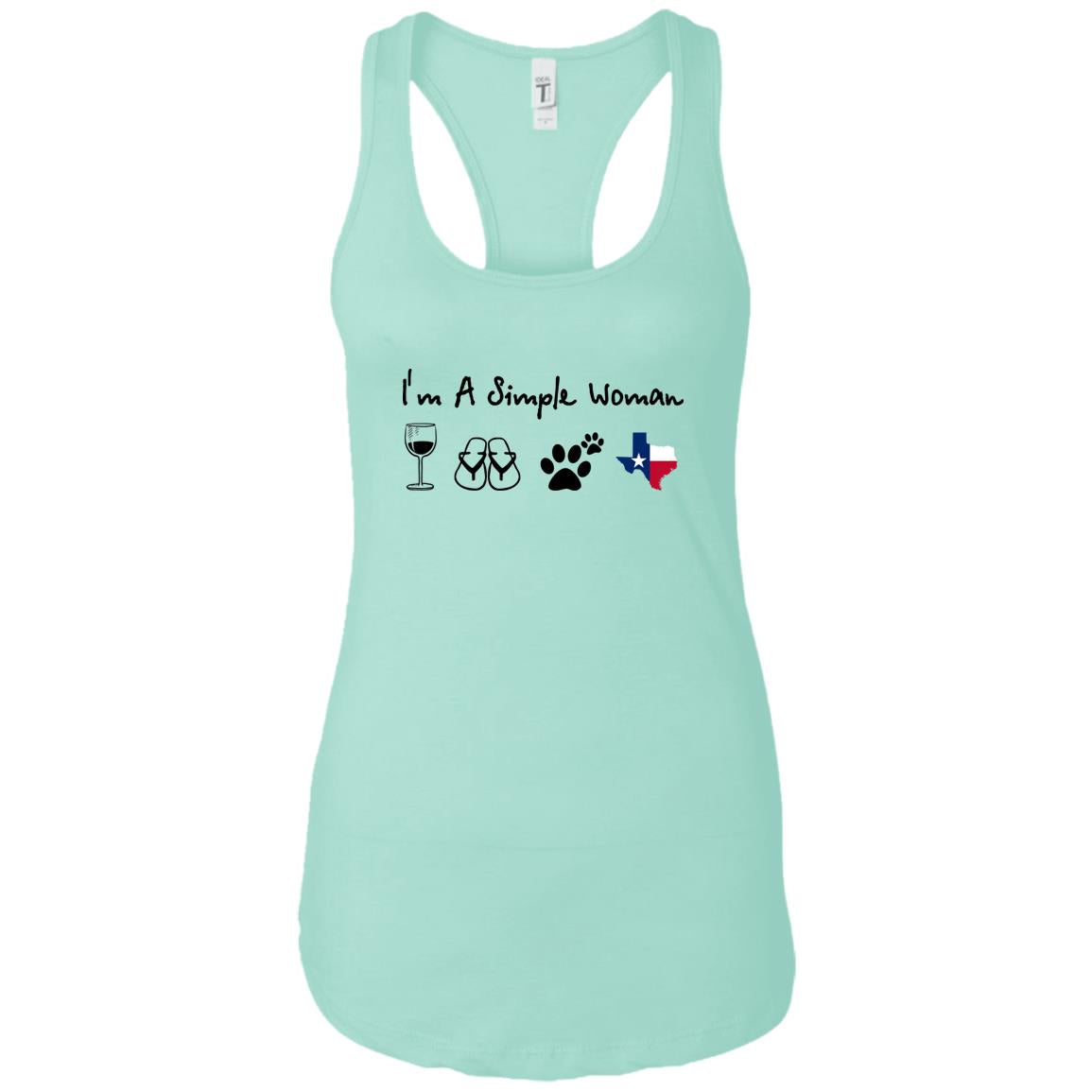 Texas I'm A Simple Woman Hoodie - Hoodie Teezalo