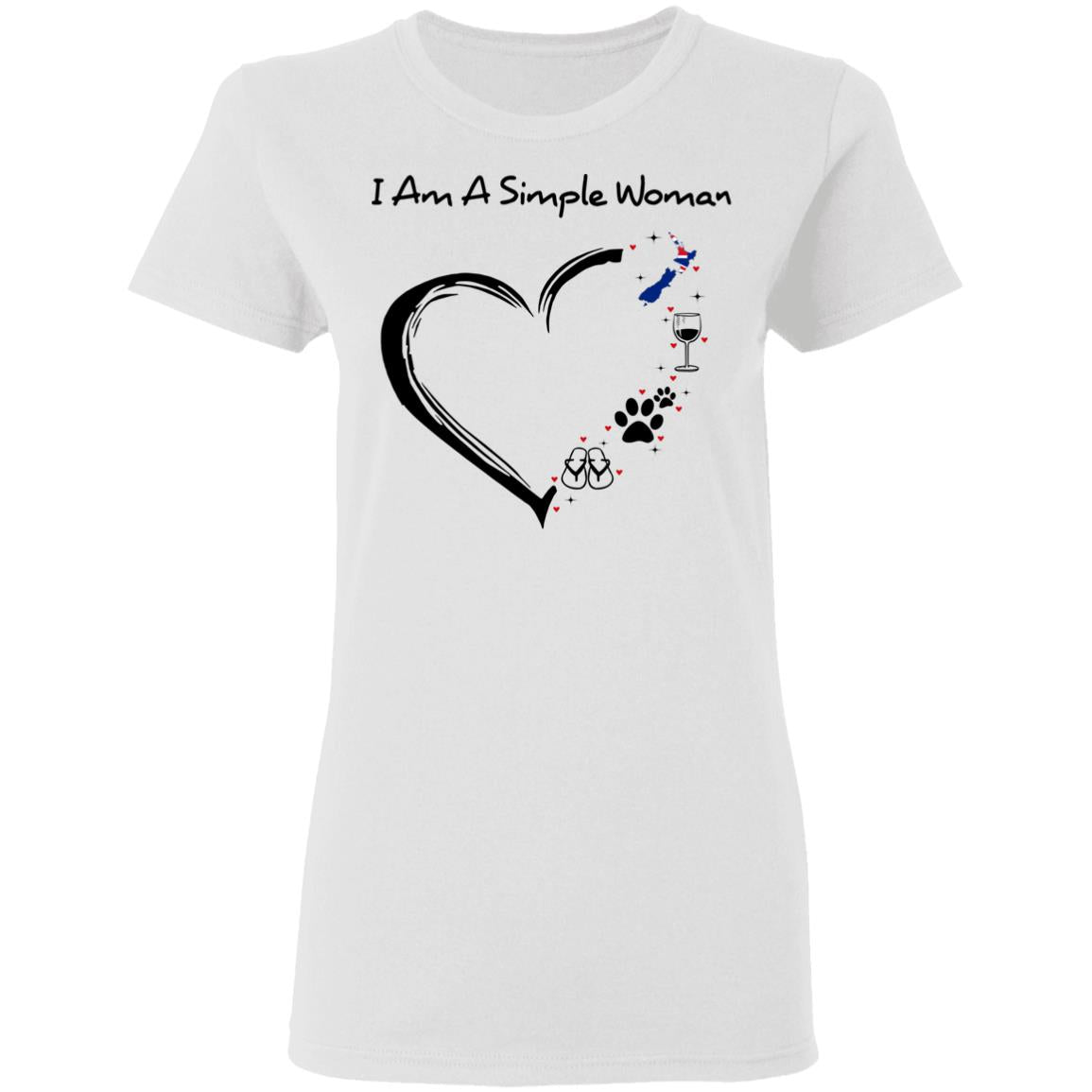 New Zealand I'm A Simple Woman Hoodie - Hoodie Teezalo