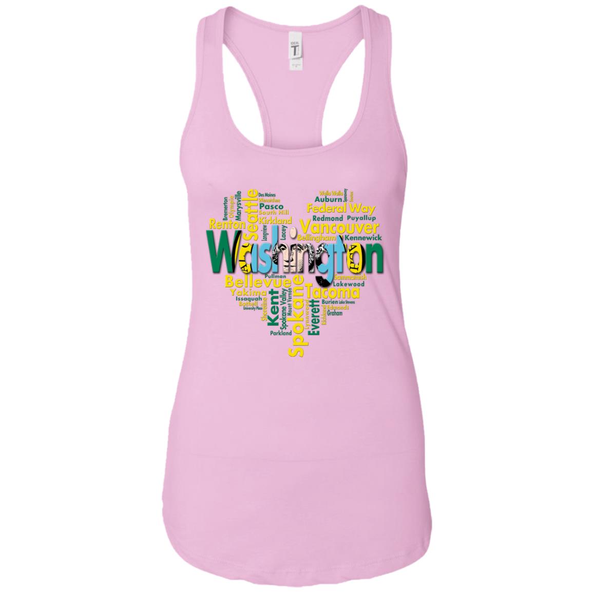 Washington City Heart T-Shirt - T-shirt Teezalo