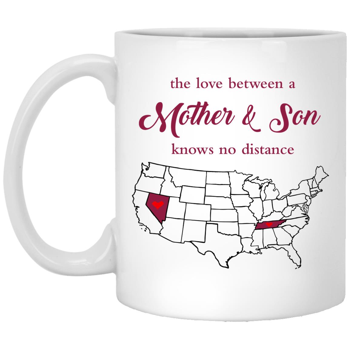 Tennessee Nevada The Love Between Mother And Son Mug - Mug Teezalo
