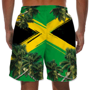 Jamaica Jamaican Flag Symbol Men Beach Shorts