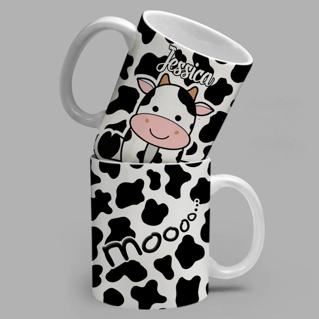 Cow Moo Personalized Mug For Cow Lovers
