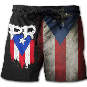 Puerto Rico PR Pride Beach Shorts