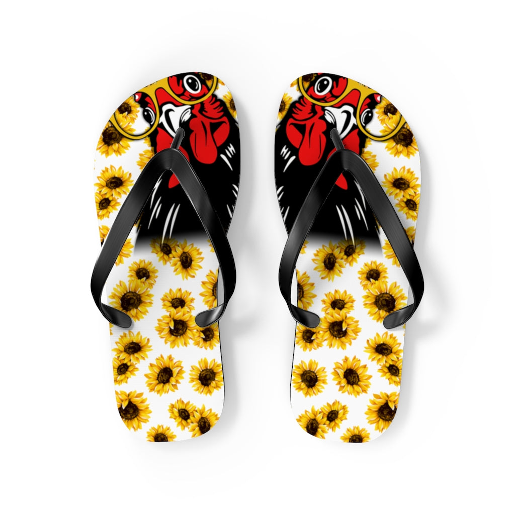 Chicken Flip Flops With Sunflower